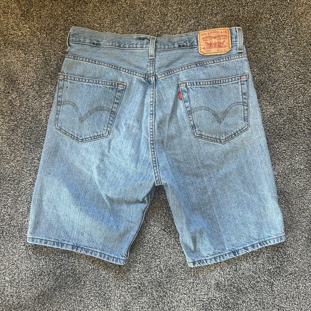 Levi's Light Blue Jean Shorts for Men
